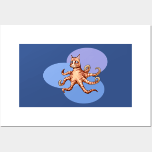 Octopus-sy Cat Posters and Art